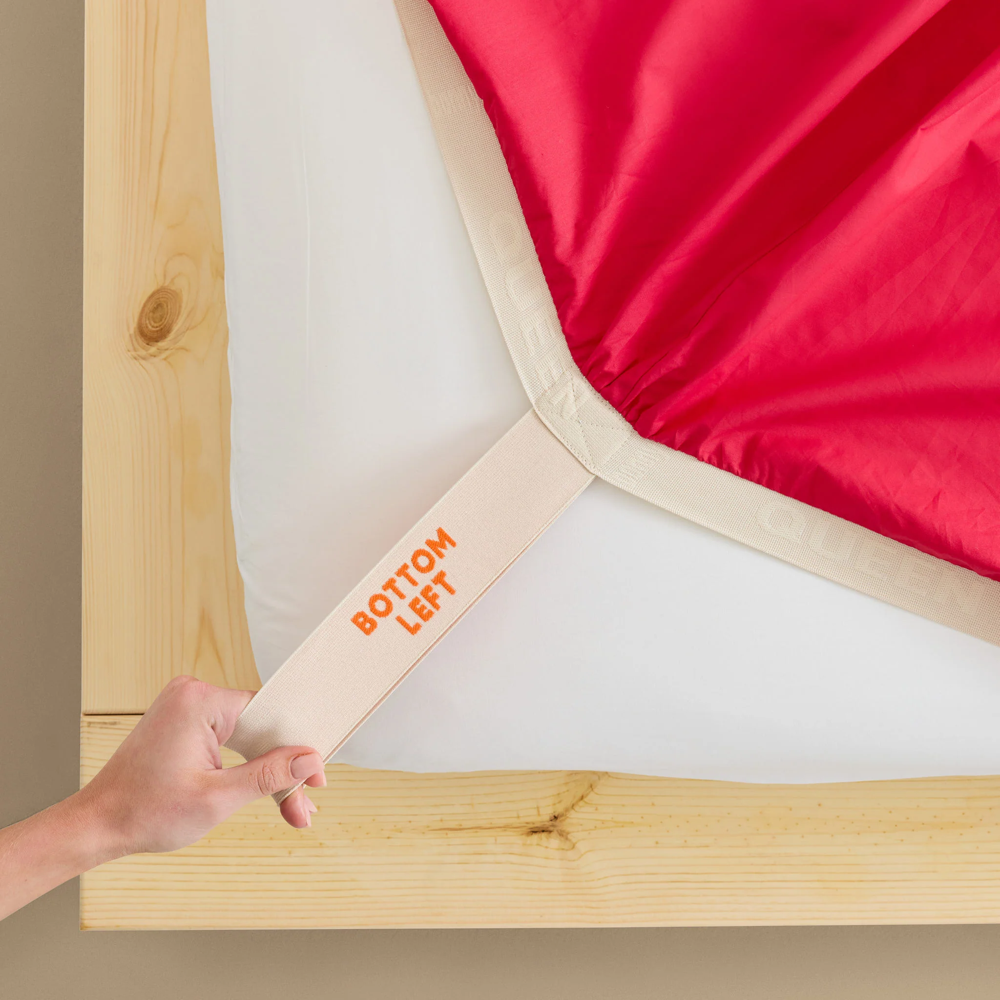 Bed Sheets in Raspberry - Image 4